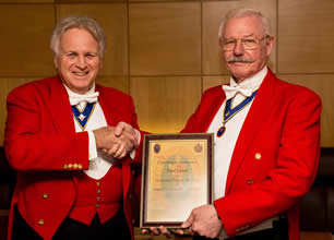 Paul Grant Toastmaster based in Hampshire with Richard Palmer from Essex